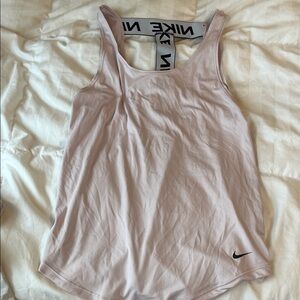 Nike Women's Light Pink Tank Top